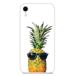 EIDERWOOD iPhone XR Fleksibelt Plast Deksel m. Trykk - Ananas