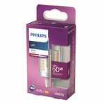 Philips ampoule LED Crayon R7S 60W 78mm Blanc Neutre, Verre