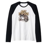 JUST FURIOUS naughty angry cat in the tree having bad day Raglan Baseball Tee