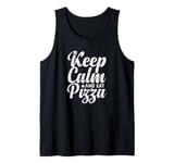 Keep Calm and eat Pizza Italian Tank Top