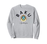 Baku Azerbaijan family vacation Baku trip Azerbaijan Capital Sweatshirt