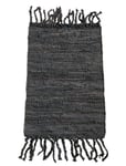 Gulv Tæppe-Flettet Home Textiles Rugs & Carpets Cotton Rugs & Rag Rugs Grey Au Maison