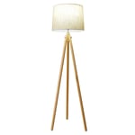 Lampadaire Lampe sur Pied Lampes Verticales Lumières Triangle en Bois Nordique Lampadaires verticaux Chambre Bout Bureau Salon Morne en Bois Massif Lampadaires à la Maison Lampadaires Éclairage int