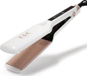 K&K Extra Wide Flat Iron Hair Straightener, Professional 57 Mm Hair Straightener