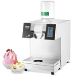 VEVOR Machine à Glace Râpée de Neige Commerciale, Machine à Râper la Glace 180 kg/24H, Machine à Glace Pilée en Inox, Système de Refroidissement par Liquide, Glace Rasée pour Dessert Boulangerie Café