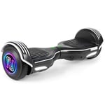 SISIGAD Hoverboard Self Balancing Scooter 6.5" Hoverboard Bluetooth Two Wheel Electric Scooter Swegway Board LED Light With 2 * 300W Motor for Kids