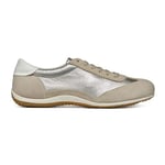 Geox D Vega A Basket, Lt Taupe Lt Gold, 40 EU