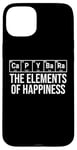 iPhone 15 Plus Capybara The Elements Of Happiness Periodic Table Funny Case