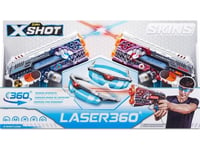 X-Shot Leksaksgevär Laser Skins, 2 St, Assorterade, 36602