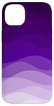 Coque pour iPhone 14 Plus Simple dégradé violet ondulé