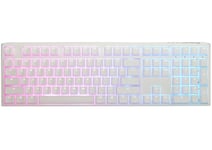 4711281574635 Ducky One 3 Aura White Gaming Keyboard, RGB LED - MX-Brown (US) No