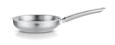 Fissler Collection Pure Poêle En Acier Inoxydable (20 cm), Poêle À Queue Non Revêtue, Graduation Intérieure, Compatible Induction