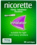 Nicorette Inhalator 15mg 36 Cartridges X 1