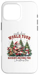 Coque pour iPhone 16 Pro Max Tour du monde du Père Noël Noël