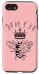 iPhone SE (2020) / 7 / 8 Queen Bee Crown Honeybee Wife Girl Hive Beekeeping Women Bee Case