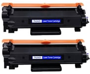 2 Black Toner fits for Brother TN2420 MFC-L2710DW HL-L2350DW L2310D DCP-L2530DW