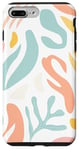 iPhone 7 Plus/8 Plus cute abstract leaves Pastel Colours Aesthetic Summer Case