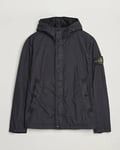 Stone Island Crinkle Reps Hooded Jacket Black