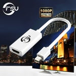 Blanca - Mini HDMI dp - adaptateur Thunderbolt Mini DP vers HDMI, câble mâle vers femelle compatible pour Apple Macbook PC Macbook Pro 1080P HDTV