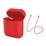 Coque de protection pour Airpods - Rouge