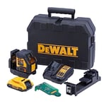 Dewalt - Laser croix compact XR 18V 2Ah Li-ion - faisceau vert - DCLE34021D1-QW