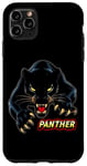 Coque pour iPhone 11 Pro Max Panthère noire féroce