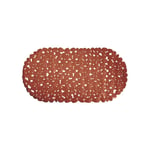 MSV - Tapis antidérapant fond de baignoire pvc 39x99 Terracotta