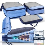 Compression Packing Cubes for Backpack and Suitcase - Safe space with Compression Cubes - Travel and Cruise Essentials - Compression Packing Cubes for Suitcases - Packing Cubes Compression Set