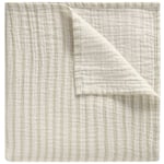 garbo&friends Muslin Swaddle Filt Stripe Pebble | Vit | 0