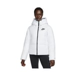 Nike naisten takki NSW TF RPL CLASSIC JKT TAPE, valkoinen