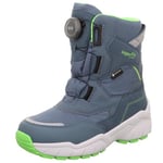 Superfit Culusuk 2.0 Warm gefütterte Gore-Tex Snow Boot, Blau/Hellgrün 8010, 10 UK Child