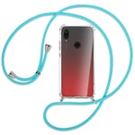 Collier pour Xiaomi Redmi 7 turquoise (A) Etui Coque de protection avec cordon