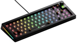 Glorious Gaming GMMK 3 Pro Barebones : kit Clavier personnalisé, molette, Corps alu et Joints modulaires, Clavier 65% (Hot Swap), Mousse insonorisante, Plaque de Commutation alu, ANSI - Noir