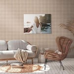 A.S. Création Non-Woven Wallpaper Floral Purple Beige - Wallpaper Country House Style 386641 - Wallpaper Leaves Modern - 10.05 m x 0.53 m - Made in Germany