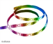 Akasa AK-LD10-20RB Vegas HZ Dual Control RGB LED Strip Light with Music Sync