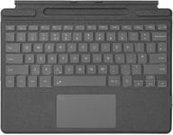 Surface Pro Type Cover, Clavier Portable Ultra-Mince Sans Fil Bluetooth Avec Pavé Tactile, 7 Couleurs Rétroéclairées, Compatible Avec Microsoft Surface Pro 8/9/X Uniquement (Sf108Us)