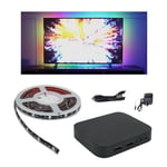 ValueLights Smart DreamColour RGBIC Wi-Fi TV Backlight, Home Cinema Kit, Fits 55-75 inch TVs, Works with Alexa and Google, App Control Music Sync Light Kit