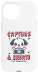 iPhone 15 Cute Camera Dog Photographer Photo Capture & Create Puppy Case