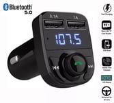 Car Wireless Bluetooth FM Transmitter MP3 Player USB Car Charger Adapter UK