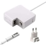 Cable Alimentation secteur (16.5V;60W) pour Apple MacBook 13 A1342 (MagSafe 1) A1184 Chargeur de Batterie AC Adapter