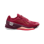 Wilson Femme Rush Pro 4.0 Sneaker, Beet Red/White/Tropical Peach, 37 1/3 EU