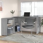 Design In - Bureau d'angle,Table de travail,Table d'étude Sonoma gris Bois d'ingénierie CFW92688