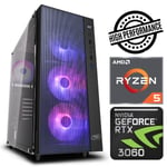 Ryzen 5 5600X 32GB 480SSD M.2 NVME+2TB RTX3060 12GB no-OS