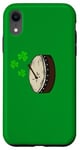 Coque pour iPhone XR Bodhran St Patrick's Day Batteur Musicien irlandais