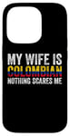 iPhone 14 Pro Proud Husband of Colombian Wife Humor and Pride Vintage Case