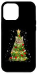 Coque pour iPhone 12 Pro Max Cat Maine Coon Sapin de Noël pour les amoureux des chats