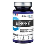 GRANIONS Alerphyt | Confort Saisonnier | Système Immunitaire | Quercétine, Bromélaine, Vitamine C | Vegan, sans gluten, sans lactose | 36 gélules | Format 12 J