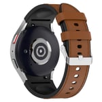 Silikon ensfarget armbåndsurrem for Samsung Galaxy Watch Brun S