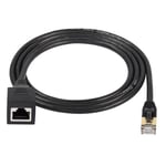 Câble Ethernet RJ45 Cat8, câble réseau Cat8 haute vitesse mâle à femelle, cordon de raccordement SFTP 40 Gbps 2000 Mhz pour routeur modem serveur (1M)