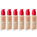 Bourjois Healthy Mix Clean Foundation 053 Light Beige 30ml x 6